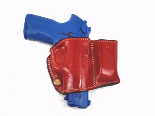 Smith & Wesson M&P .40 COMPACT Belt Holster with Mag Pouch Leather Holster for
