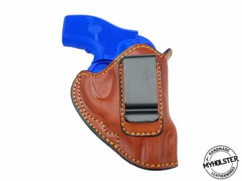 Ruger LCR W/ Side Crimson Trace Laser IWB Inside the Waistband Leather Holster