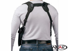 Load image into Gallery viewer, Akar Right Hand Vertical Shoulder Holster Fits GLOCK 17,19,21,22,26,27,30,31,33,44
