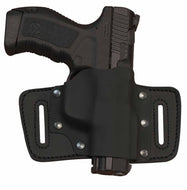 Sig Sauer P226 LEGION Outside the Waistband Holster Right Hand Kydex and Cow Hide Black