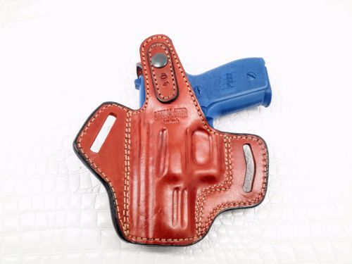 Walther P99c  OWB Thumb Break Leather Belt Holster