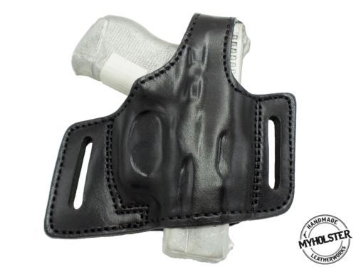 Right Hand Thumb Break Belt Leather Holster Fits Smith & Wesson SHIELD 9mm
