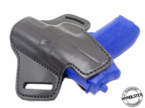 Walther PPQ .45 Premium Quality Black Open Top Pancake Style OWB Belt Holster