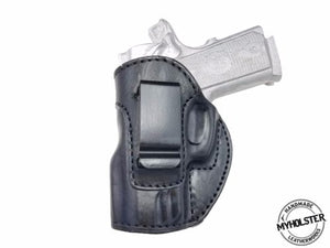 Springfield EMP 1911 9mm 3" Leather IWB Inside the Waistband holster