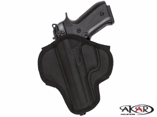 KIMBER CUSTOM II LEFT HAND Open Top Quick Draw Molded Nylon Belt Slide Holster