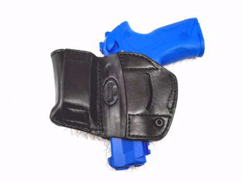 Belt Holster with Mag Pouch Leather Holster for Beretta PX4 Storm Sub, MyHolster