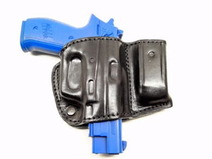 Belt Holster with Mag Pouch Leather Holster for Walther P99, MyHolster