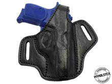 Load image into Gallery viewer, Bersa Thunder .380 OWB Right Hand Thumb Break Leather Belt Holster
