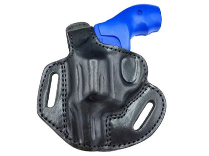 OWB Thumb Break Right Hand Leather Belt Holster Fits K- Frames and similar Frames , length 3" - 3.5"