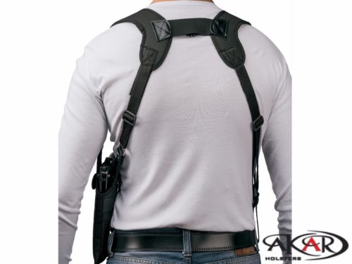 Taurus Compact 9mm Vertical Carry Shoulder Holster Checkerboard Pattern