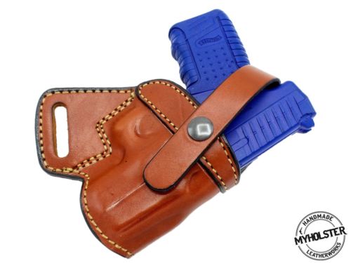 Walther CCP SOB Small Of the Back Right Hand Leather Holster - Pick your color -
