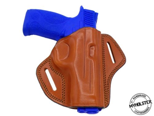 Ruger SR45 Right Hand Open Top Leather Belt Holster