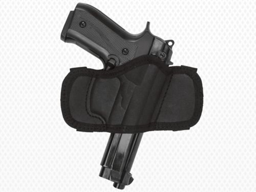 Akar Black Nylon Open Top Belt Holster Molded for Best Fit Compact