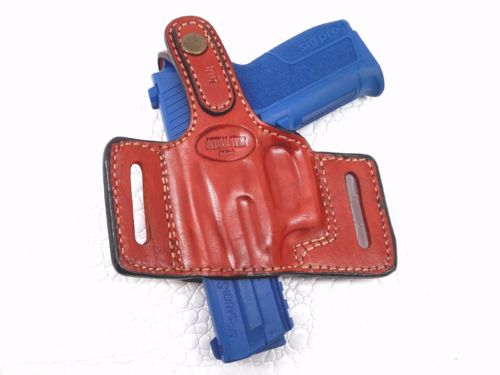 Sig Sauer SP2022 OWB Quick Draw Leather Slide Holster W/Thumb-Break