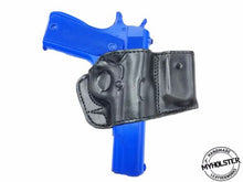 Load image into Gallery viewer, COLT 1911 4&quot;-5&quot; Belt Holster with Mag Pouch Leather Holster
