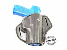 Load image into Gallery viewer, Open Top Leather Belt Holster Fits S&amp;W M&amp;P Shield 9mm
