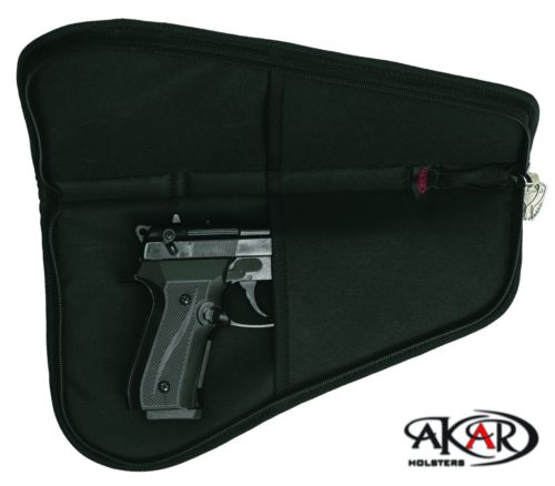 (WSP) Pistol Rug Case, 3" to 6" Frame Auto's (Lock included)