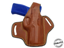 Load image into Gallery viewer, Smith &amp; Wesson 4006 OWB Thumb Break Leather Right Hand Belt Holster
