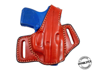 Ruger LCP OWB Thumb Break Compact Style Right Hand Leather Holster