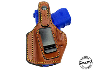 MOB Middle Of the Back IWB Right Hand Leather Holster Fits Glock 26/27/33