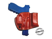 Load image into Gallery viewer, Holster and Mag Pouch Combo - OWB Leather Belt Holster Fits Glock 17/22/31
