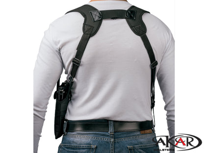 Akar Right Hand Vertical Shoulder Holster Fits Ruger American 9MM