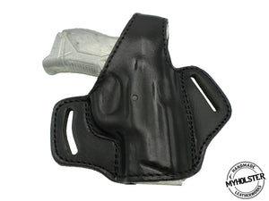 Smith & Wesson M&P Compact .40 S&W OWB Thumb Break Leather Right Hand Belt Holster