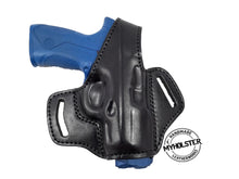 Load image into Gallery viewer, Ruger American 9mm OWB Thumb Break Leather Belt Holster
