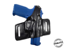 Load image into Gallery viewer, S&amp;W Shield 9 &amp; 40 OWB Thumb Break Compact Style Right Hand Leather Holster
