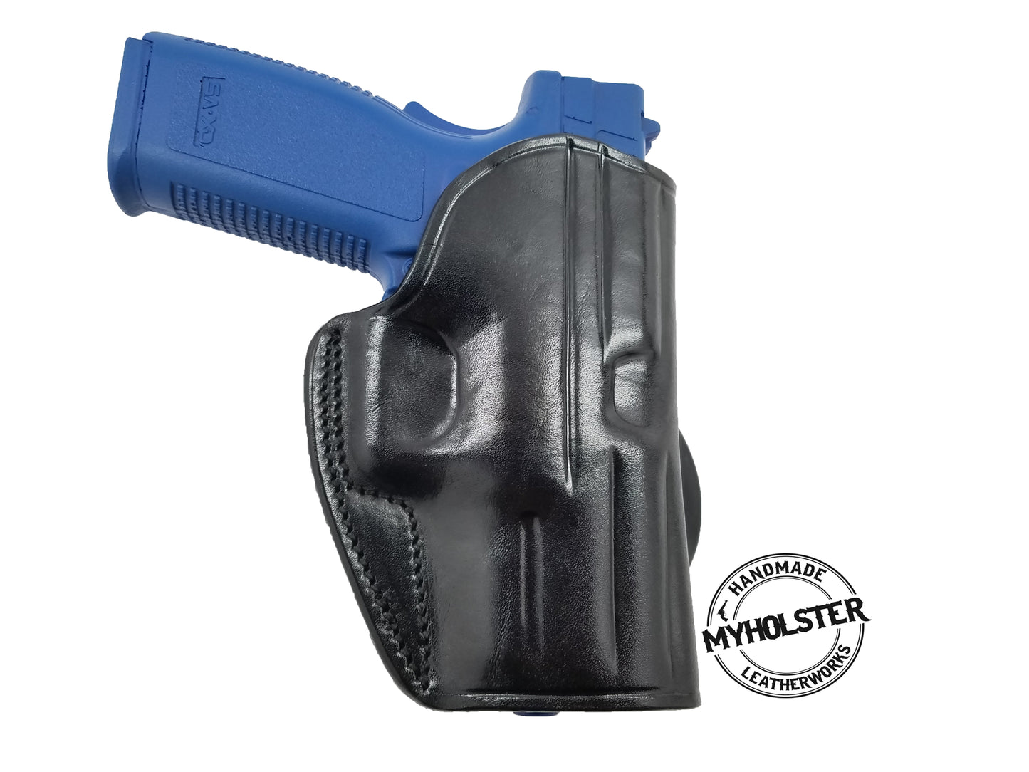 Springfield  Armory  XD-45, 4" OWB Leather Quick Draw Right Hand Paddle Holster - Choose Your Color