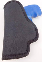 Load image into Gallery viewer, Black Nylon Left Handed IWB/ITP W/ Strong Steel Clip Holster Compact
