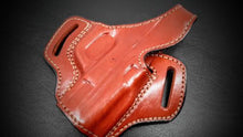 Load image into Gallery viewer, Premium Quality Brown Pancake Belt Holster for S&amp;W M&amp;P 40 COMPACT 3.5&quot;

