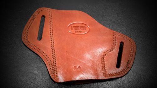 Premium Quality Brown Open Top Pancake Belt Holster for S&W M&P 40 COMPACT 3.5"