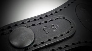 Black Pancake Belt Holster for S&W M&P 40 4.25"