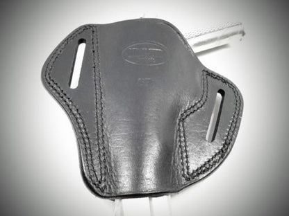 Black Open Top Pancake Belt Holster for WALTER 7.65