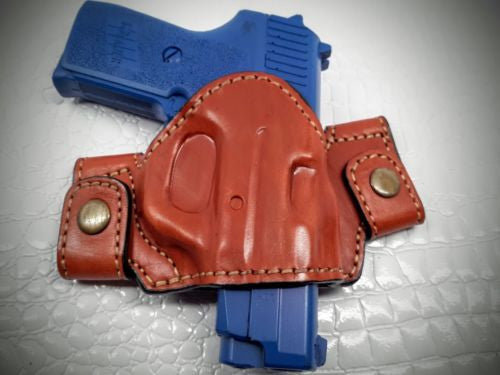 MyHolster Premium Quality Brown Snap On Yaqui Slide Holster for S&W M&P 45 4.5"