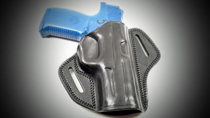 Black Open Top Pancake Belt Holster for S&W M&P 45 4.5"