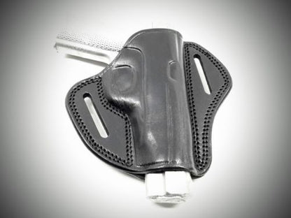 Black Open Top Pancake Belt Holster for WALTER 7.65