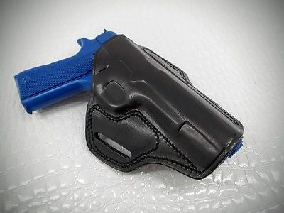 Gazelle OPEN TOP LEATHER BELT HOLSTER for COLT 1911