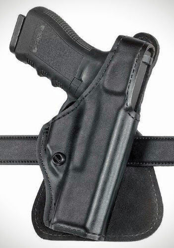 Safariland 518 Paddle Holster - Plain Black, Right Hand