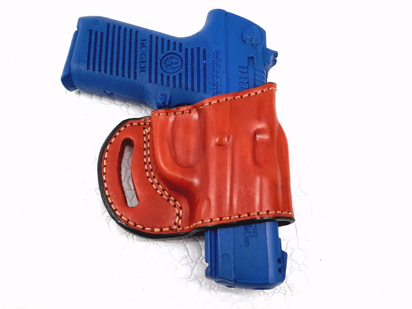 Springfield XD-S Mod.2 .40SW Pistol OWB Yaqui Slide Style Right Hand Leather Holster
