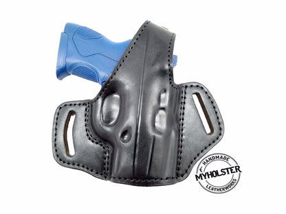 OWB Thumb Break Leather Belt Holster for Beretta PX4 Storm Subcompact 9mm