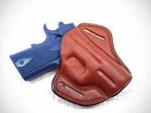 GAZELLE - Open Top Pancake Holster FOR WALTHER P99, leather