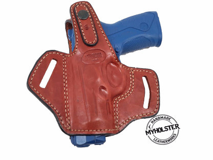 OWB Thumb Break Leather Right Hand Belt Holster for Steyr M9 A1 9mm