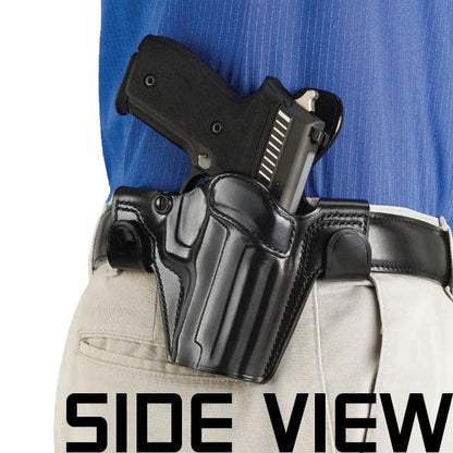 Smith & Wesson 6906 OWB Leather Side Snap Belt Right Hand Holster