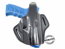 Load image into Gallery viewer, Kahr Arms CM9093 CM9 Right Hand OWB Thumb Break Leather Belt Holster
