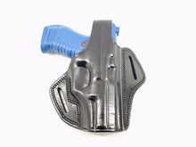 Load image into Gallery viewer, Walther P99  OWB Thumb Break Leather Belt Holster - Choose your Color &amp; Hand
