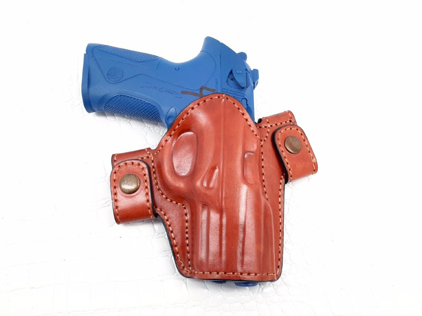 Beretta Px4 Storm Type F Full Size 9 mm OWB Snap-on Leather Holster