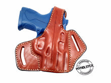 Load image into Gallery viewer, OWB Thumb Break Leather Belt Holster for Smith &amp; Wesson M&amp;P .40 COMPACT

