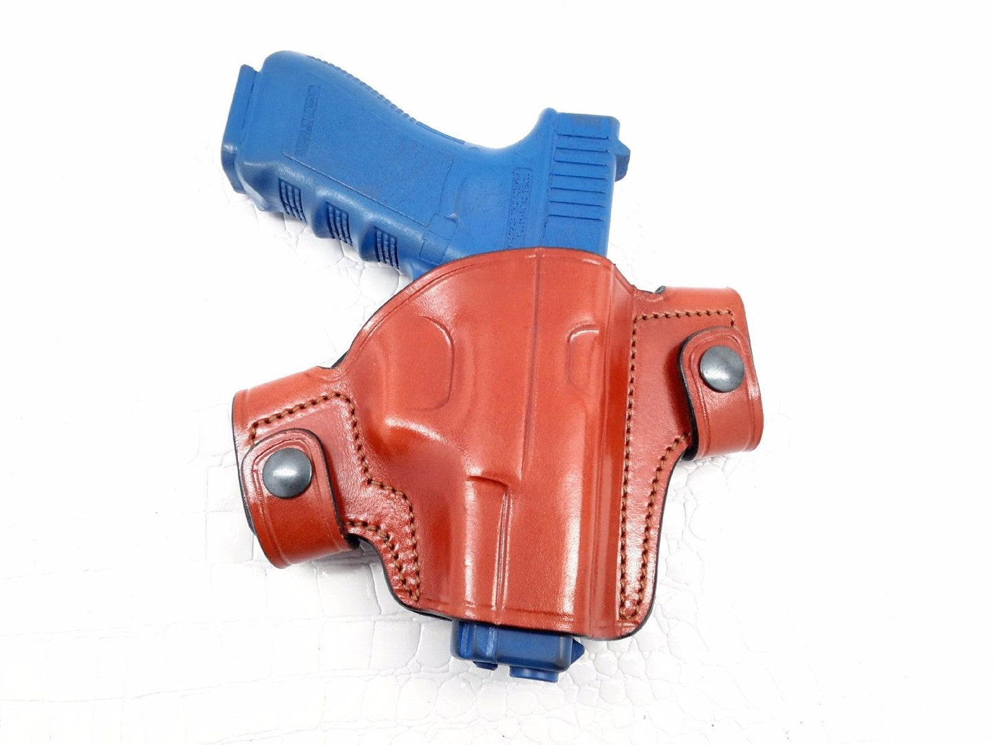 Glock 17 Snap-on Right Hand Leather Holster - Choose your Style